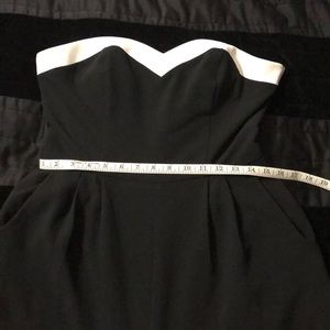 Strapless stretch jumpsuit